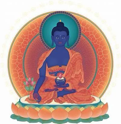 Medicine Buddha thangka