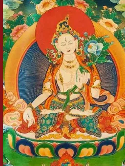 White Tara thangka